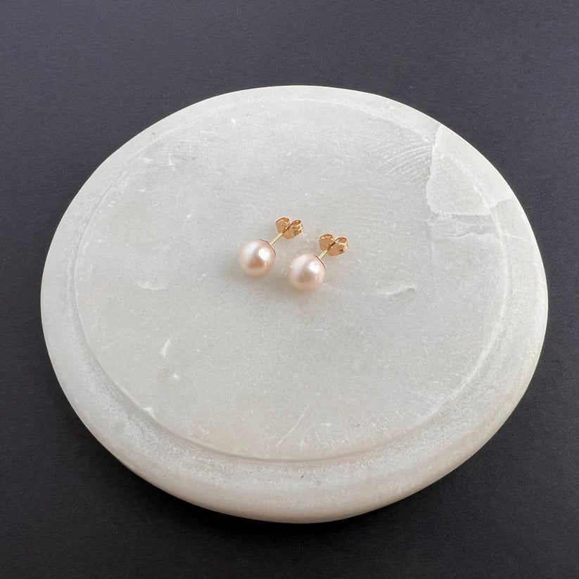 PEARL STUD EARRINGS