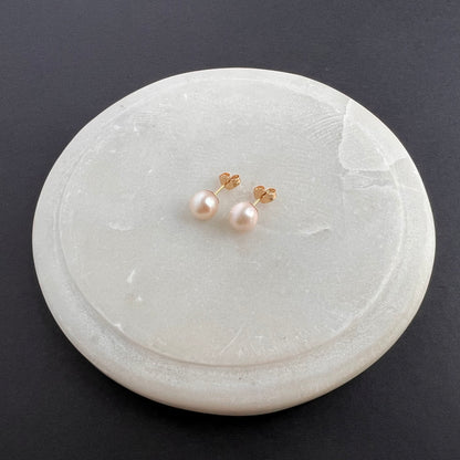 ‘KOJI' Akoya Pearl Stud Earrings (7.5mm)