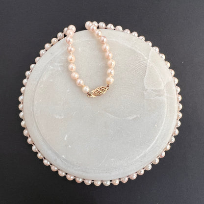 'TAKARA' Baroque Cultured Akoya Pearl Necklace (5-5.5mm)