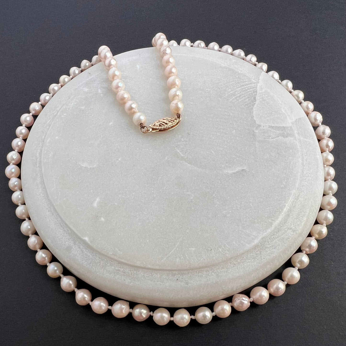 'TAKARA' Baroque Cultured Akoya Pearl Necklace (5-5.5mm)