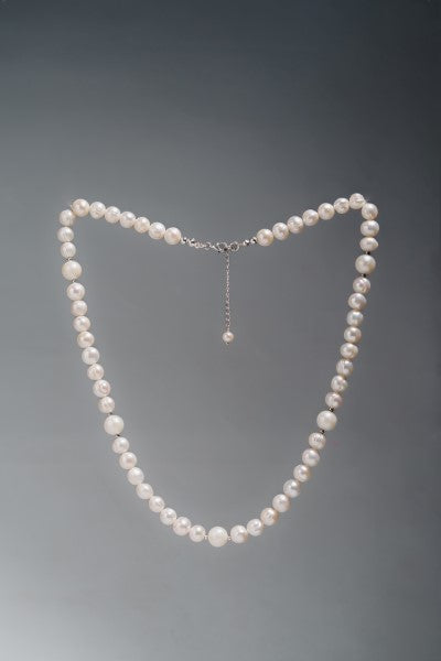 Product shot of South Sea Freshwater Pearl-Mix-Necklace with 925 Sterling Silver clasp